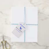 Laten we samen vliegen eerste verjaardag vliegtuig cadeaulabel (Met Touw)