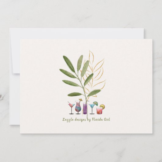 Laten we samen Vriendinnen laten vlammen Kaart (Achterkant)