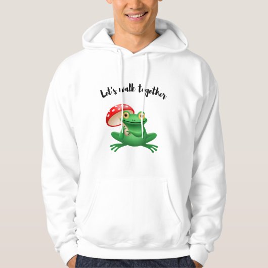 Laten we samen wandelen hoodie (Voorkant)