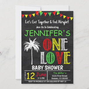 Laten we samenkomen, één liefdesBaby shower Kaart