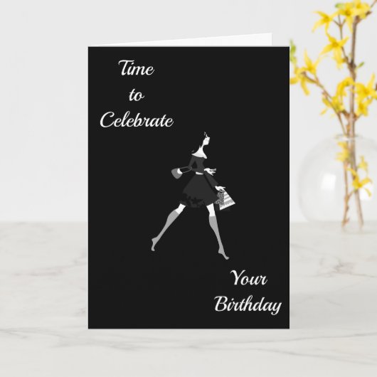 LATEN WE SAMENKOMEN EN UW ** VERJAARDAG VIEREN *** KAART (Gele Bloem)