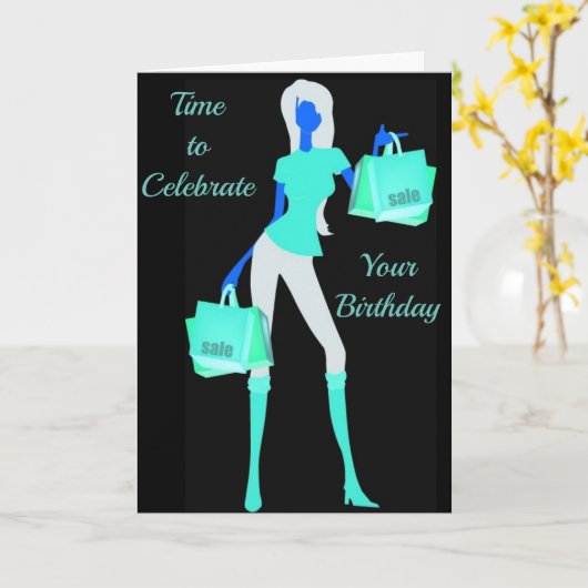 LATEN WE SAMENKOMEN EN UW ** VERJAARDAG VIEREN *** KAART (Gele Bloem)