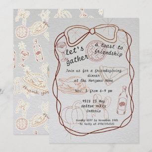 "Laten we samenkomen" met de hand getekende Frien Kaart