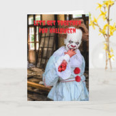 Laten we samenkomen met Halloween. Kaart (Gele Bloem)
