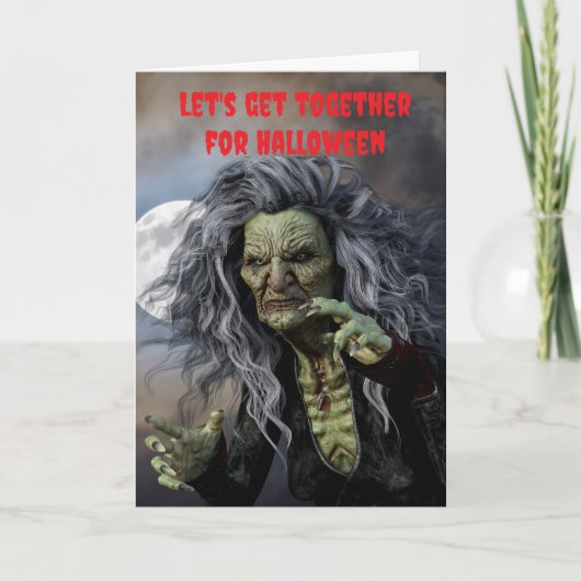 Laten we samenkomen met Halloween. Kaart (Voorkant)