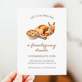 Laten we samenkomen voor Friendsgiving-diner Kaart