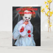 Laten we samenkomen voor Halloween. Kaart (Gele Bloem)