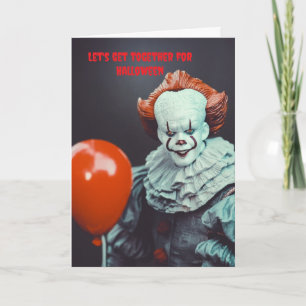 Laten we samenkomen voor Halloween. Kaart