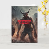 Laten we samenkomen voor Halloween. Kaart (Gele Bloem)