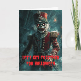 Laten we samenkomen voor Halloween. Kaart