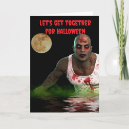 Laten we samenkomen voor Halloween. Kaart
