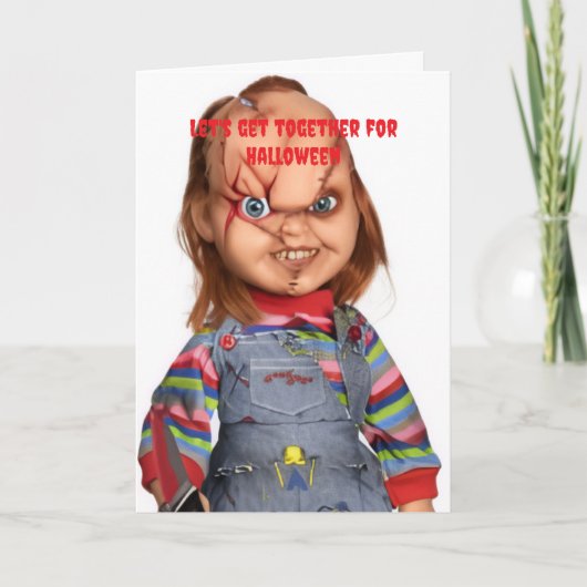 Laten we samenkomen voor Halloween. Kaart (Voorkant)