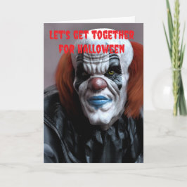 Laten we samenkomen voor Halloween. Kaart