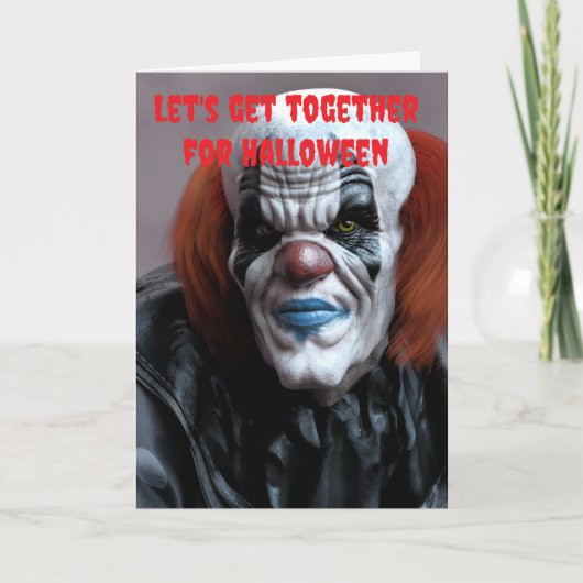 Laten we samenkomen voor Halloween. Kaart (Voorkant)