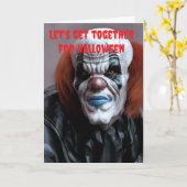 Laten we samenkomen voor Halloween. Kaart (Gele Bloem)