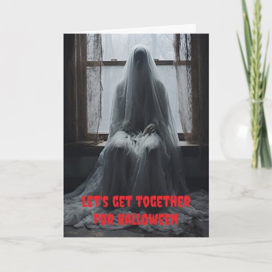 Laten we samenkomen voor Halloween. Kaart (Voorkant)