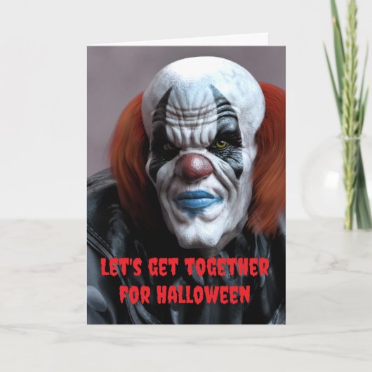 Laten we samenkomen voor Halloween. Kaart (Voorkant)