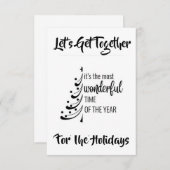 "LATEN WE SAMENWERKEN" BEAUTIEF ONDERZOEK KAART (Voorkant / Achterkant)