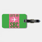 LATEN WE SBC-Bagagelabel GAAN Bagagelabel (Achterkant horizontaal)