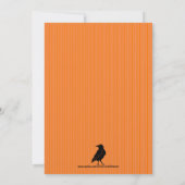 Laten we Scary Modern Halloween Party Invite krijg Kaart (Achterkant)