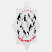 Laten we Schaats! - Stunt Scooter Fun Ornament Kaart (Rechts)