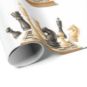 Laten we schaken cadeaupapier (Rol Hoek)