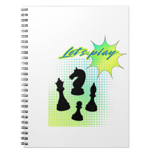 Laten we schaken notitieboek