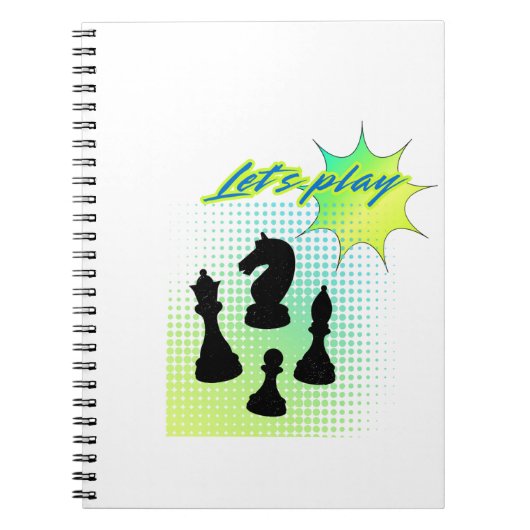 Laten we schaken notitieboek (Voorkant)