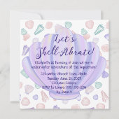 Laten we Schellabrate Seashell Onder het Zee Verja Kaart (Voorkant)