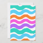 Laten we schilderen kleurrijke schilderij verjaard kaart (Achterkant)