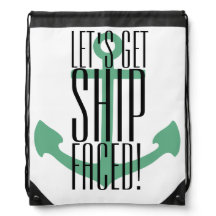 Laten we schip geconfronteerd, feesttas, drank cru