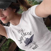 Laten we schip gefaced en Nauti cruiseschip T-shirt