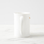 Laten we schrijven dat het herfst is porselein kop (Achterkant)