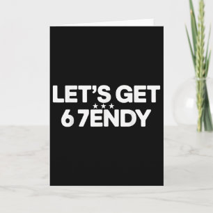 Laten we Sendy 67 Six Seven Meme krijgen Kaart