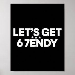 Laten we Sendy 67 Six Seven Meme krijgen Poster