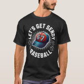 Laten we Sendy Baseball halen T-shirt (Voorkant)