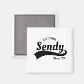 Laten we Sendy Mason 67 Meme halen Magneet (Voorkant / Achterkant)