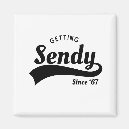 Laten we Sendy Mason 67 Meme halen Magneet (Voorkant)