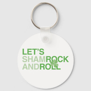 Laten we Shamrock en Roll Sleutelhanger