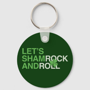 Laten we Shamrock en Roll Sleutelhanger
