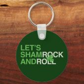 Laten we Shamrock en Roll Sleutelhanger (Voorkant)