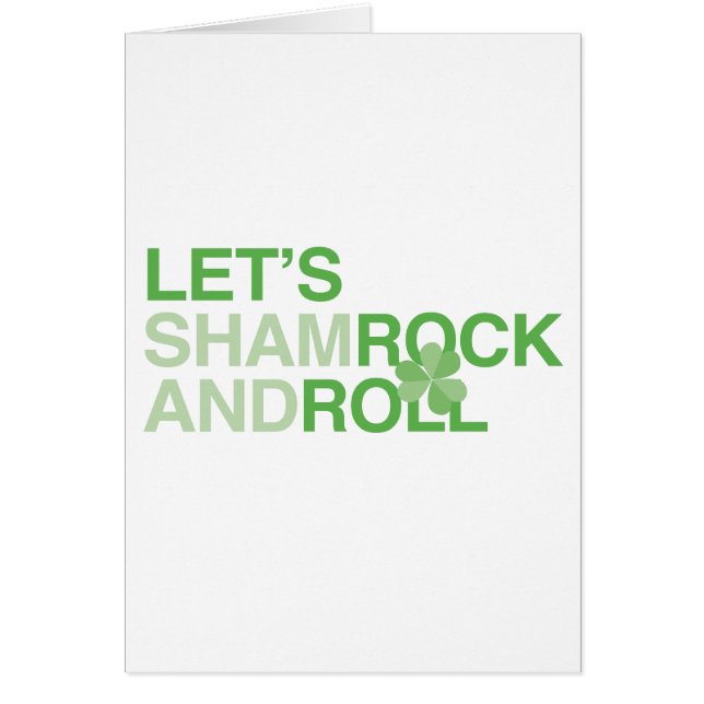 Laten we Shamrock en Rollen (Voorkant)