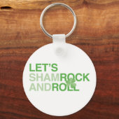 Laten we Shamrock en Rollen Sleutelhanger (Voorkant)