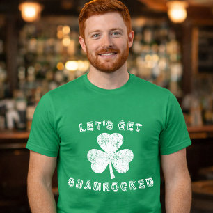 Laten we Shamrocked Krijgen St. Patrick's Dag Ver T-shirt