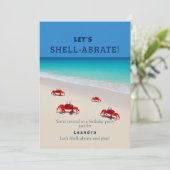 Laten we Shell afschaffen! – Aangepaste verjaardag Kaart (Staand voorkant)