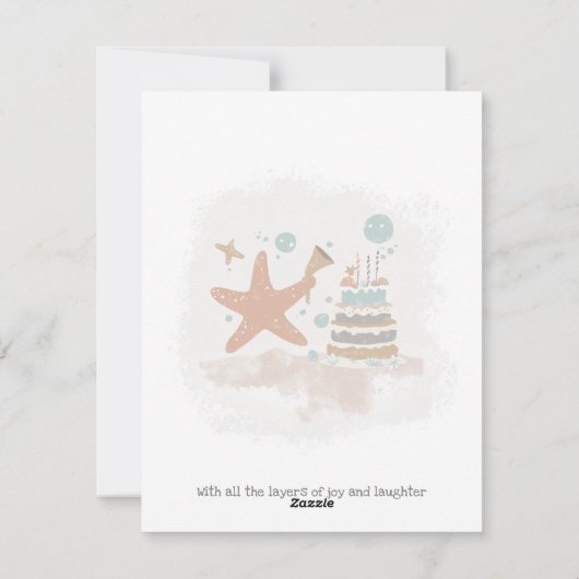 Laten we Shell afschaffen! Gepersonaliseerde Starf Feestdagenkaart (Achterkant)