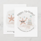 Laten we Shell afschaffen! Gepersonaliseerde Starf Feestdagenkaart (Voorkant / Achterkant)