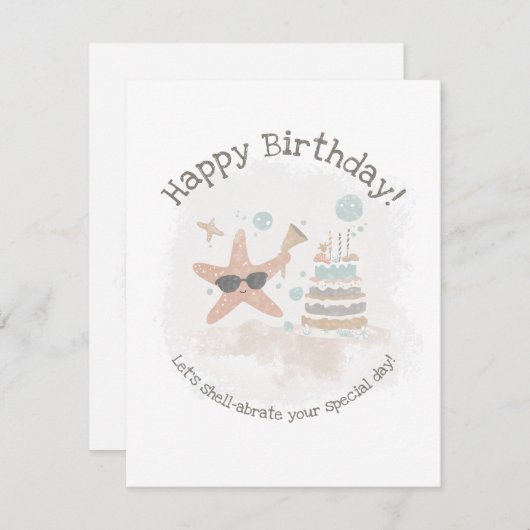 Laten we Shell afschaffen! Gepersonaliseerde Starf Feestdagenkaart (Voorkant / Achterkant)