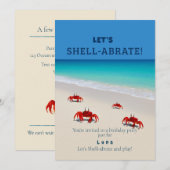 Laten we Shell afschaffen! – Verjaardagsuitnodigin Kaart (Voorkant / Achterkant)