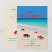 Laten we Shell afschaffen! – Verjaardagsuitnodigin Kaart (Voorkant / Achterkant)